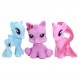 Игровой комплект из трех милых единорогов My Happy Horse L-18 с аксессуарами по уходу (AHMD)
