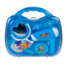 Дитячий іграшковий набір іграшок перукаря дзеркальце, фен в кейсі My little pony BL8803PC (AHMD)