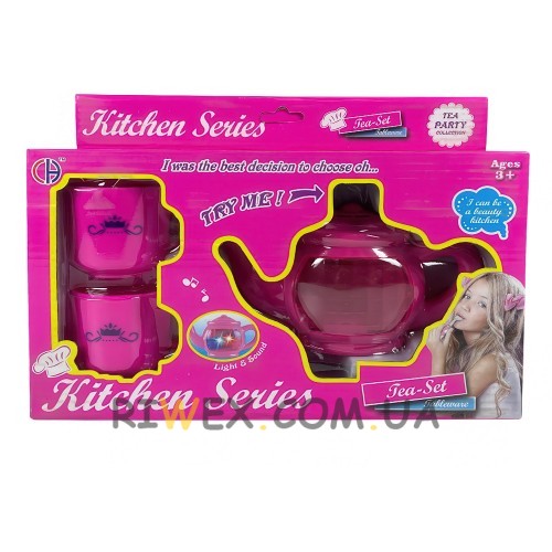 Детский набор игрушек кухонный набор для чаепития чайник, чашки Kitchen series CH-10B (AHMD) Детский набор игрушек кухонный набор для чаепития чайник, чашки Kitchen series CH-10B (AHMD)