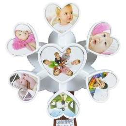 Інтерактивна музична фоторамка-вітрячок Music photo frame LM77 B-3 Білий (AHMD)