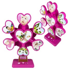 Інтерактивна музична фоторамка-вітрячок Music photo frame LM77 B-1 Рожевий (AHMD) Інтерактивна музична фоторамка-вітрячок Music photo frame LM77 B-1 Рожевий (AHMD)