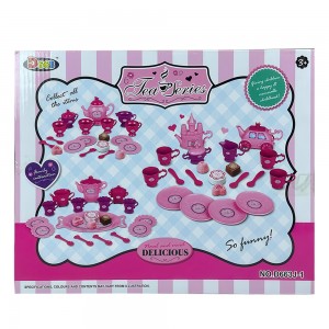 Детский игрушечный кухонный набор посуды чайник, тарелки, чашки Kitchen Series Tea Series D663J-1 (AHMD)