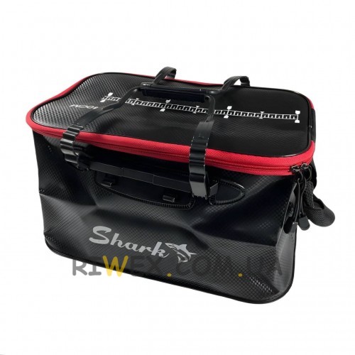 Герметична рибальська сумка для рибалки під рибу з ручками Shark 40 см 40*24*23 см (SHRK)