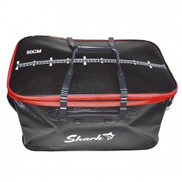 Герметична рибальська сумка для рибалки під рибу з ручками Shark 55 см 55*30*30 см (SHRK)