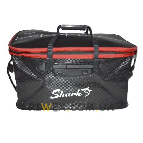 Герметична рибальська сумка для рибалки під рибу з ручками Shark 55 см 55*30*30 см (SHRK)