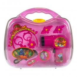 Детский игрушечный набор стилиста-парикмахера зеркальце, фен в кейсе Fashion Princess BL8803A 8 предметов (AHMD) 