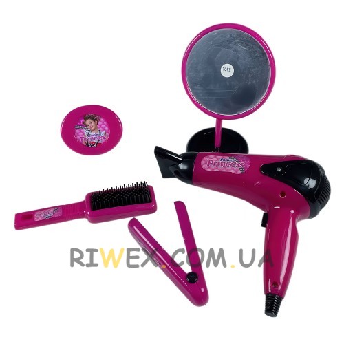Дитячий ігровий набір іграшок перукаря фен, дзеркало Fashion Princess MDX556-2 (AHMD)