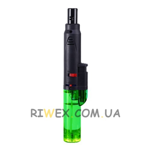  Универсальная спиральная зажигалка OiaoLing 013 с регулировкой пламени, Зеленый (YAB)