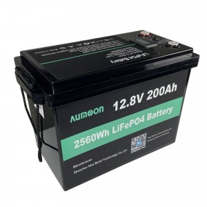 Літій-залізо-фосфатний акумулятор AUMOON LP12-200A LiFePO4 2560Wh, 12.8V, 200Ah (ISML) Літій-залізо-фосфатний акумулятор AUMOON LP12-200A LiFePO4 2560Wh, 12.8V, 200Ah (ISML)
