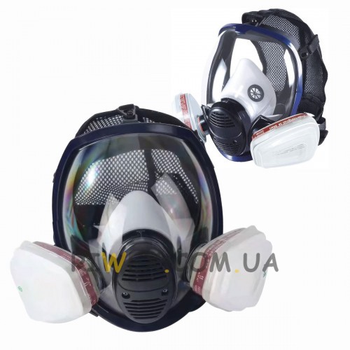 Полнолицевая маска индивидуальной защиты 6800/1693 с карбоновыми фильтрами (JS)