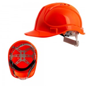 Каска захисна будівельна для забезпечення безпеки голови 587, Помаранчевий (JS) Каска захисна будівельна для забезпечення безпеки голови 587, Помаранчевий (JS)