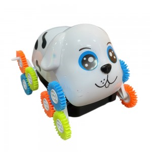 Інтерактивна дитяча іграшка у вигляді собачки на колесах Tumbling animal NO3312 Білий (AHMD) Інтерактивна дитяча іграшка у вигляді собачки на колесах Tumbling animal NO3312 Білий (AHMD)