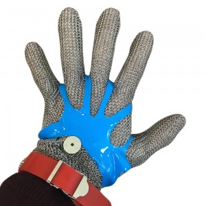 Высококачественная кольчужная перчатка 1914 с резиновым держателем (JS)