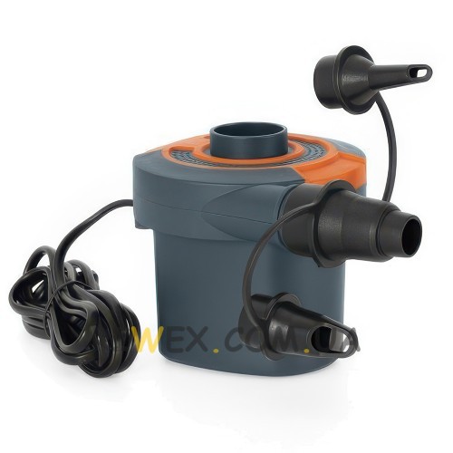 Электрический портативный насос для надувной мебели, матрасов, кресел, кроватей BestWay 62139 220В 3 насадки (LM)