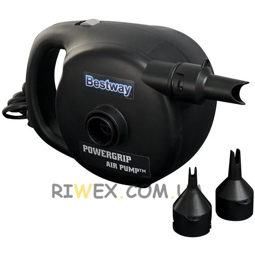 Электрический портативный насос для надувной мебели, матрасов, кресел, кроватей BestWay 62098 от сети 220-240 V (LM)