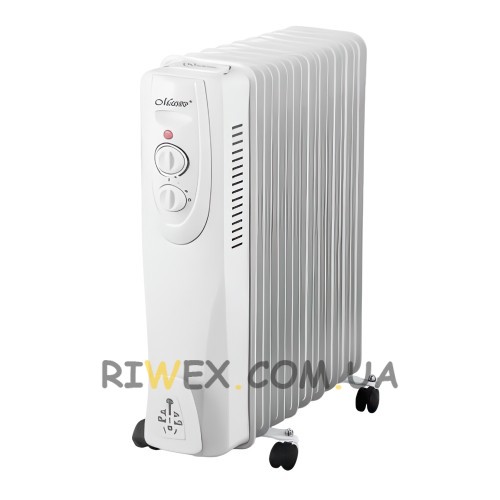 Масляний обігрівач-радіатор на коліщатках 9 секцій 3 режими обігріву Maestro MR-950-9 2000 Вт (235)