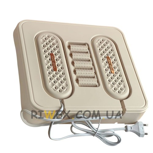 Массажная платформа с подогревом 3в1 cушка для обуви грелка и массажер для ног UKC XL-1146 (205)