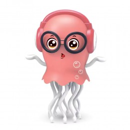 Музыкальная игрушка Танцующий осьминог с подсветкой YIWU «Dancing Jellyfish» 712799, Розовый (OX)