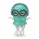 Музыкальная игрушка Танцующий осьминог с подсветкой YIWU «Dancing Jellyfish» 712799, Бирюзовый (OX)