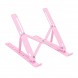 Складна розсувна пластикова регульована підставка для ноутбука та планшета Multi Position Рожевий (205)