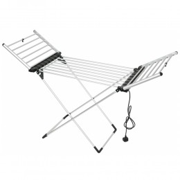 Підлогова електрична розкладна сушарка для одягу з термостатом і таймером iDry Plus 0230EL-TT (DRK)