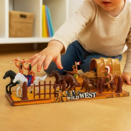 Детский коллекционный набор игрушек игорные фигурки The Best Wild West 10 в 1 (AHMD)