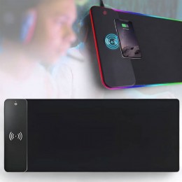 Великий килимок для ігрової мишки і клавіатури з підсвічуванням 79x30 см (626)