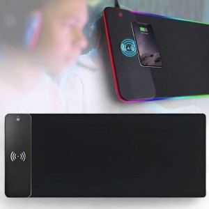 Великий килимок для ігрової мишки і клавіатури з підсвічуванням 79x30 см (626)