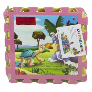 Дитячий м'який коврик-пазл EVA Герої мультфільмів 8 пазлів 31,5 х 31,5 х 1 см Рожевий (12) Дитячий м'який коврик-пазл EVA Герої мультфільмів 8 пазлів 31,5 х 31,5 х 1 см Рожевий (12)