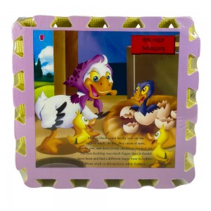 Дитячий м'який коврик-пазл EVA Герої мультфільмів 8 пазлів 31,5 х 31,5 х 1 см Бузковий (12) Дитячий м'який коврик-пазл EVA Герої мультфільмів 8 пазлів 31,5 х 31,5 х 1 см Бузковий (12)