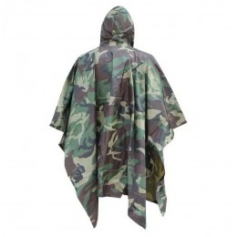 Плащ дощовик пончо військовий Камуфляж, розмір універсальний (205)