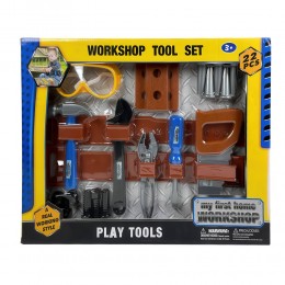 Детский игрушечный набор игрушек инструменты Workshop 22 в 1 29118 (AHMD)