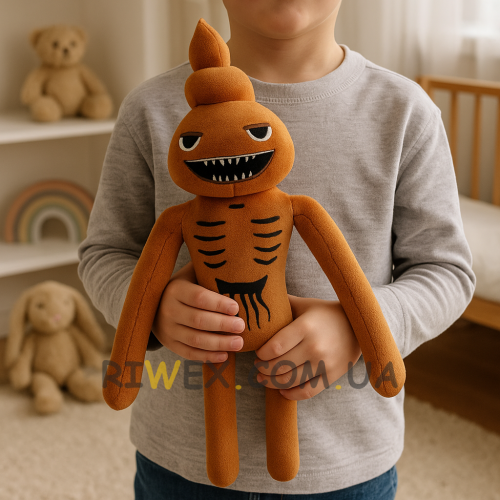 Детская мягкая игрушка Сиреноголова-какашкаголовый Plush Siren Head 40 см Коричневый (12)