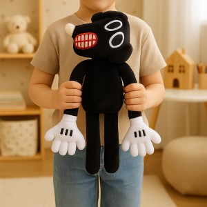 Дитяча м'яка іграшка Сиреноголова-картун Plush Siren Head 40 см Чорний (12)