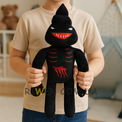 Детская мягкая игрушка Сиреноголова-какашкаголовый Plush Siren Head 40 см Черный (12)