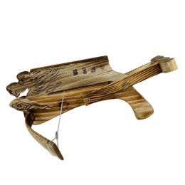 Декоративная и функциональная модель мини-арбалета из бамбукового дерева