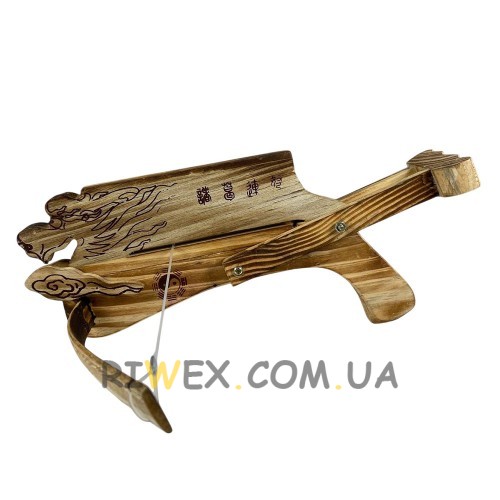 Декоративная и функциональная модель мини-арбалета из бамбукового дерева