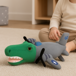 Дитяча м'яка іграшка Bombardiro Crocodilo Італьянські меми (OX)