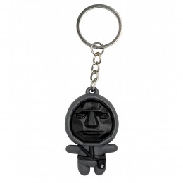 Колекційні брелки на ключі, рюкзак моделька охоронця «Гра в кальмара» "Ведучий 55х32 мм (12)