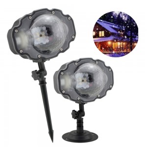 Проектор вуличний лазерний Snow flower Lamp Pro 2 Чорний (12)