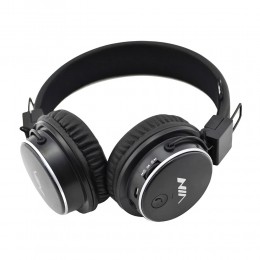 Беспроводные MP3/FM наушники NIA MRH-8809S со встроенным плеером и слотом для карты памяти (12)