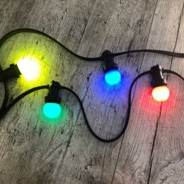 Вулична вологозахищена гірлянда Belt Light CL59RGB 55W (E27, IP65) 15 великих ламп (12)