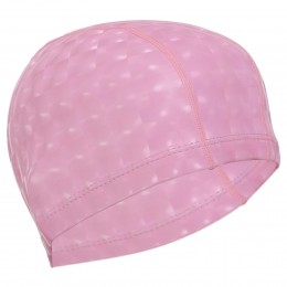 Гумова шапочка для плавання текстильна з покриттям PU SP-Sport PU-3BB Рожевий (12)