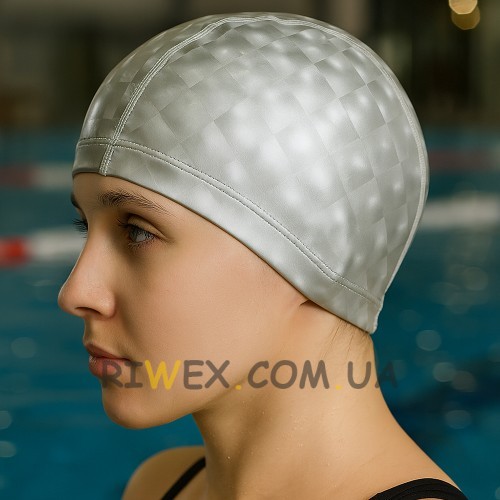 Гумова шапочка для плавання текстильна з покриттям PU SP-Sport PU-3BB Сірий (12) Гумова шапочка для плавання текстильна з покриттям PU SP-Sport PU-3BB Сірий (12)