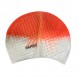 Силіконова шапочка для плавання Bubble Cap RAPIDO для дорослих Помаранчево-білий (12) Силіконова шапочка для плавання Bubble Cap RAPIDO для дорослих Помаранчево-білий (12)