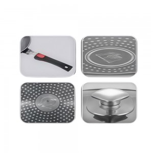 Сковорода BENSON BN-432 міцний алюміній з антипригарним діамантовим покриттям, з кришкою 24 см (2358) Сковорода BENSON BN-432 міцний алюміній з антипригарним діамантовим покриттям, з кришкою 24 см (2358)