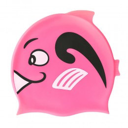 Силиконовая детская шапочка для плавания Розовый (12)