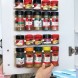 Настінний оргайзер для баночок зі спеціями та соусами Clip N Store на 20 баночок