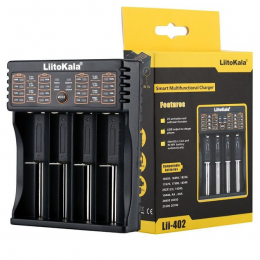 Портативний зарядний пристрій для батарейок LiitoKala Lii-402 battery charger TYPE-C (AX) Портативний зарядний пристрій для батарейок LiitoKala Lii-402 battery charger TYPE-C (AX)