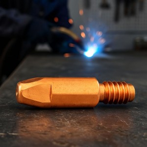 Наконечник М6х28-0,8 стабильная подача тока на сварочную проволоку 1125 (JS)